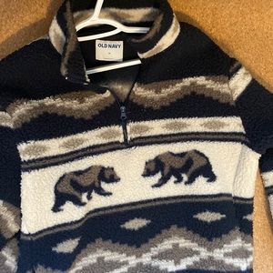 Old navy bear sweater